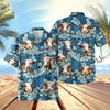 UniJames Dark Blue Flower Hawaiian Shirt (14 Styles)