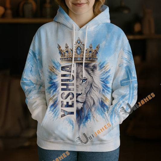Unijames Yeshua Lion of Judah 3D All-Over Print Hoodie