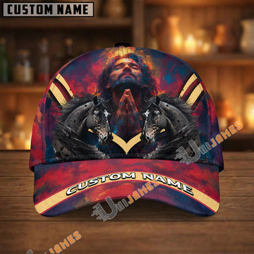 Unijames Prayer & Power: Jesus with Twin Stallions Cap