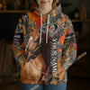 Uni Custom Name Horse Lover Camo 3D Hoodie