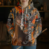 Uni Custom Name Horse Lover Camo 3D Hoodie