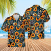 Uni Sunflowers Blue 3D Hawaiian Shirt (14 Styles)