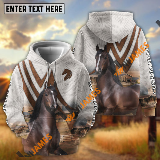 Unijames Personalized Hackney Majestic Country Horse Ranch All-Over Print Hoodie