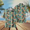 UniJames Summer Blue Flowers 3D Hawaiian Shirt (14 Styles)