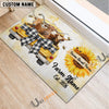 Uni Personalized Farm Sweet Farm Custom Cow Truck Doormat