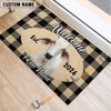 Uni Welcome to Our Farm Personalized Cow Doormat