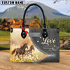 Uni Horses I Always Thought Love Personalized Leather Bag