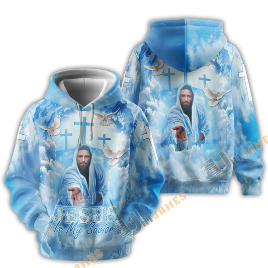 Uni Jesus Is My Savior Hoodie Jesus And Dove Hoodie