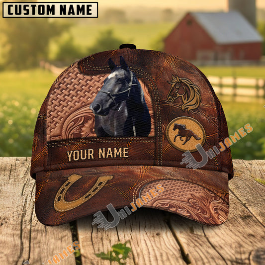 Unijames Morgan Dark Brown Craving Personalized Name Cap For John McKinney