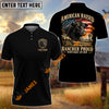 UniJames Personalized American Raised Black Angus Rancher Polo Shirt