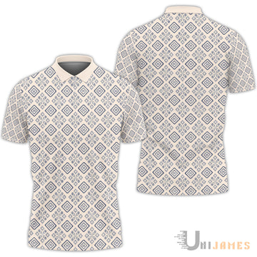 Unique Tribes Pattern Polo Shirt