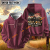 UniJames Personalized American Raised Black Angus Ranch Hoodie