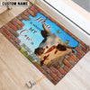 Uni Personalized Home Is Where My Cow Is Custom Farm Doormat