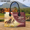 Uni Horses I Always Thought Love Personalized Leather Bag