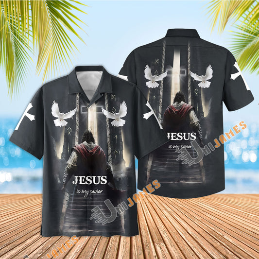 Unique Jesus Is My Savior Jesus Go To Heaven Hawaiian Shirt