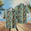 UniJames Summer Blue Flowers 3D Hawaiian Shirt (14 Styles)