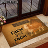 UniJames Farm Sweet Farm Vintage Doormat (12 Cattle Breeds)