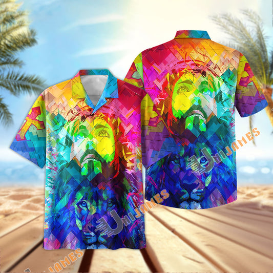 Unique Lion Of Judah Jesus Hawaiian Shirt