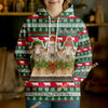 Uni Custom Farm Name Christmas Vibe Featuring Three Adorable Hoodie