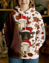 Uni Personalized Name & Farm Name Merry Moo Hoodie