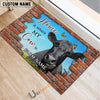Uni Personalized Home Is Where My Cow Is Custom Farm Doormat