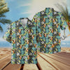 UniJames Summer Blue Flowers 3D Hawaiian Shirt (14 Styles)