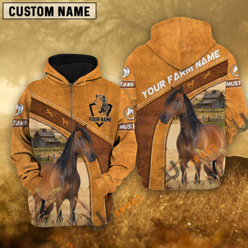 Uni Mustang Custom Name Race Hoodie