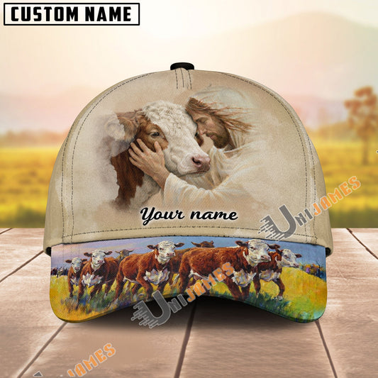 Uni Personalized Under His Hands Custom Christian Farm Cap