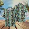 UniJames Summer Blue Flowers 3D Hawaiian Shirt (14 Styles)