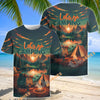Unijames Let's Go Camping Van Sunset Mountain Hawaiian Shirt