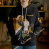 Uni Personalized Name & Farm Name Vintage Barn Cow Hoodie (10 Cattle Breeds)