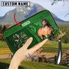 Uni Just A Girl Who Loves Horses Personalized Leather Clutch