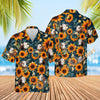 Uni Sunflowers Blue 3D Hawaiian Shirt (14 Styles)