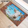 Uni Personalized Home Is Where My Cow Is Custom Farm Doormat