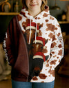 Uni Personalized Name & Farm Name Merry Moo Hoodie