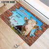 Uni Personalized Home Is Where My Cow Is Custom Farm Doormat