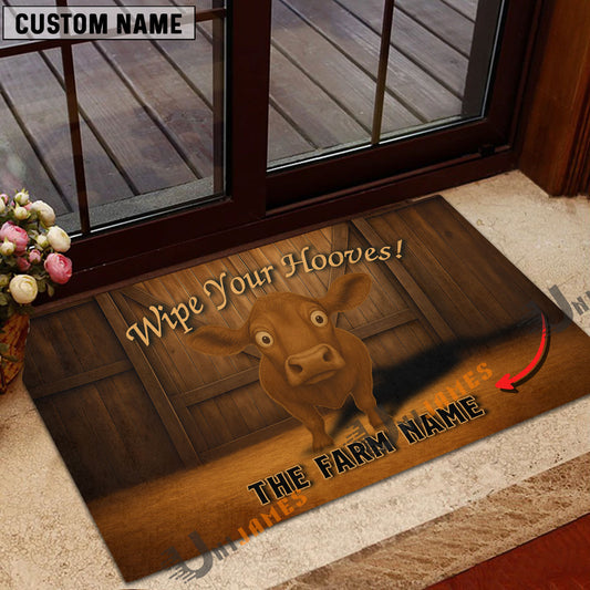 UniJames Wipe Your Hooves Doormat (12 Cattle Breeds)