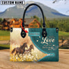 Uni Horses I Always Thought Love Personalized Leather Bag