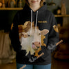 Uni Personalized Name & Farm Name Vintage Barn Cow Hoodie (10 Cattle Breeds)