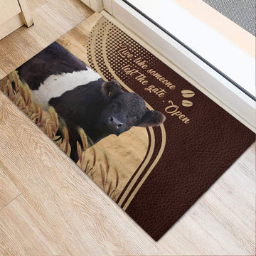 Uni Belted Galloway Live Like Someone Left The Gate Open Doormat