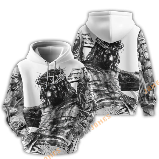Uni Jesus Tattoo God 3D Hoodie