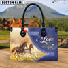 Uni Horses I Always Thought Love Personalized Leather Bag