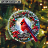 UniJames Personalized With Us Always Cardinal Memorial Christmas Ornament Acrylic Ornament