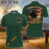 UniJames Personalized American Raised Black Angus Rancher Polo Shirt