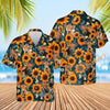Uni Sunflowers Blue 3D Hawaiian Shirt (14 Styles)