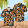 Uni Sunflowers Blue 3D Hawaiian Shirt (14 Styles)