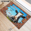 Uni Personalized Home Is Where My Cow Is Custom Farm Doormat