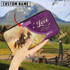 Uni Horses I Always Thought Love Personalized Leather Clutch