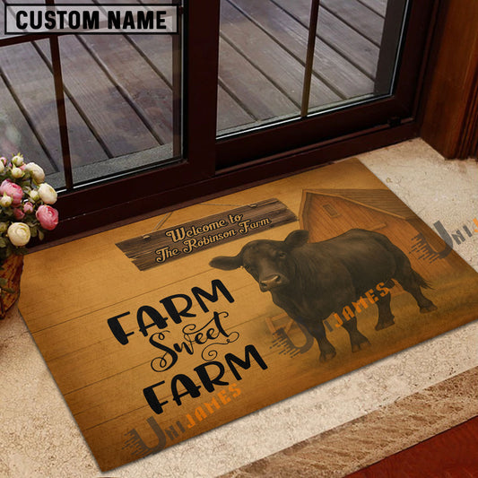 UniJames Farm Sweet Farm Vintage Doormat (12 Cattle Breeds)