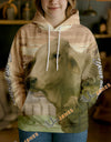 Uni Personalized Name & Farm Name Peaceful Countryside Cow Hoodie